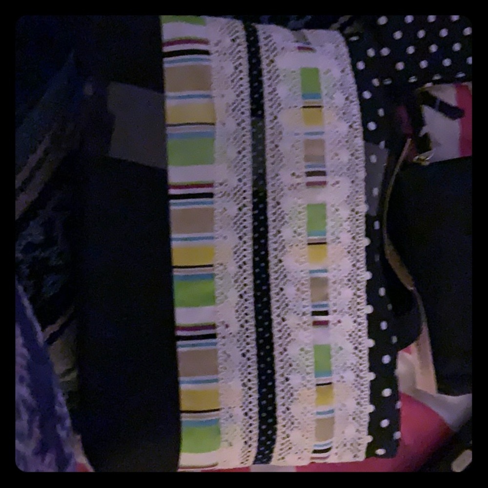 Blue cosmetic bags